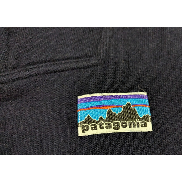 Patagonia Woolie Fleece Pullover 1/4 zip Sweater navy blue 3393 size M - Picture 5 of 7